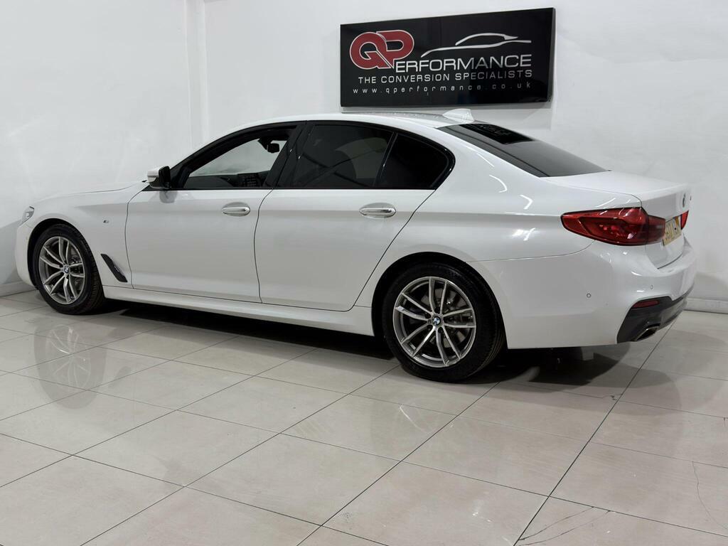 BMW 5 Series 520D M Sport White #12