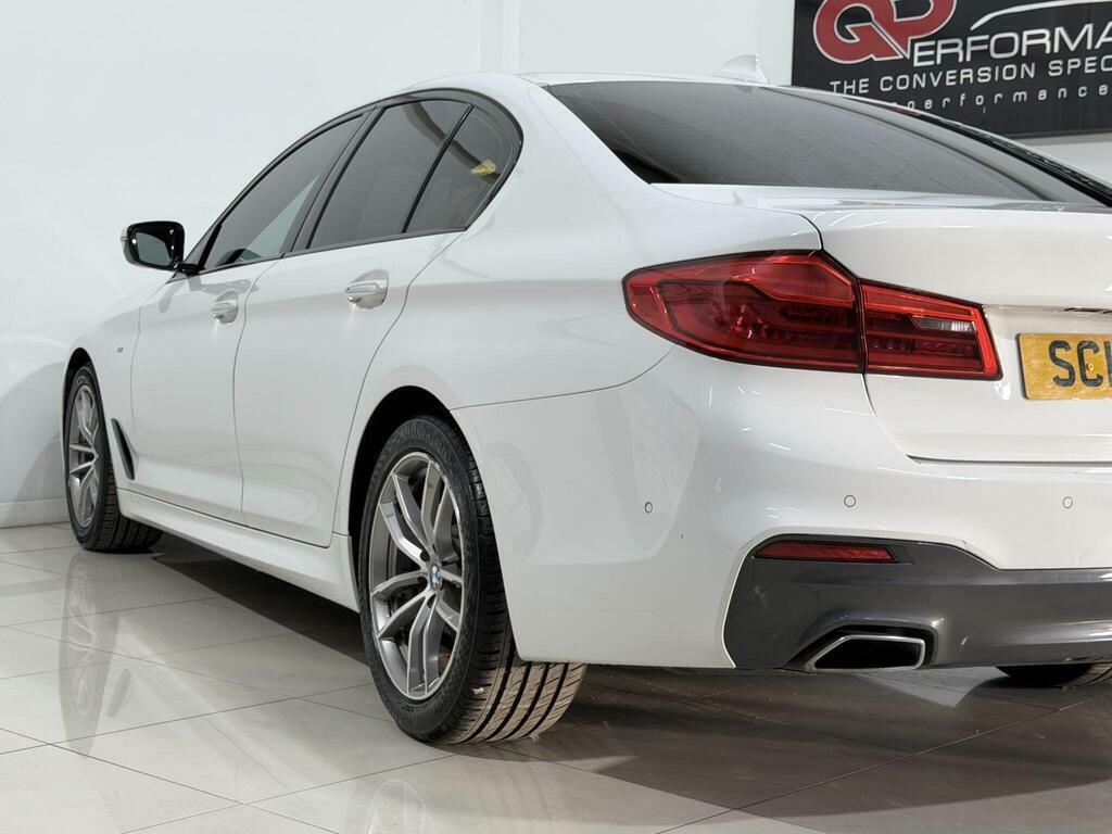 BMW 5 Series 520D M Sport White #22