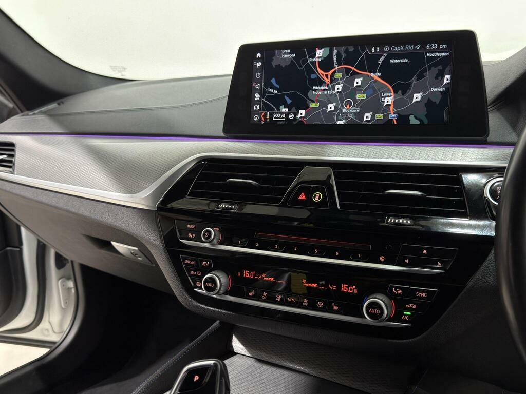 BMW 5 Series 520D M Sport White #45
