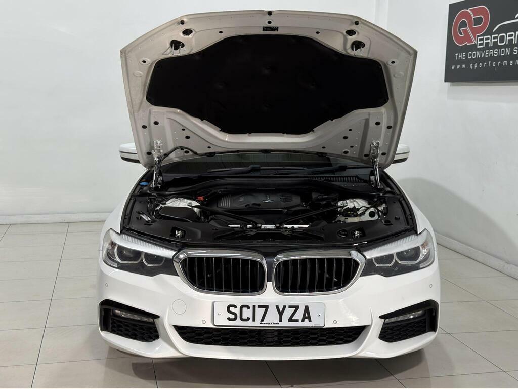 BMW 5 Series 520D M Sport White #85