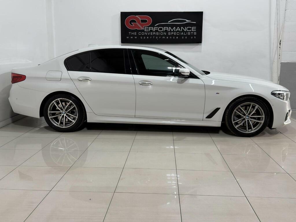 BMW 5 Series 520D M Sport White #8