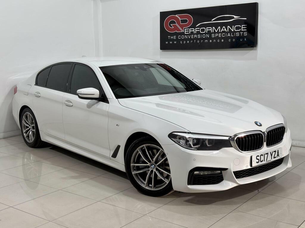 BMW 5 Series 2.0 520D M Sport Euro 6 S S White #4