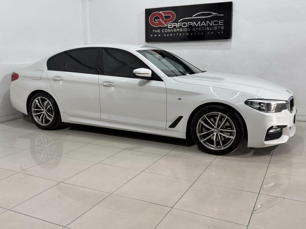 BMW 5 Series 520D M Sport White #7