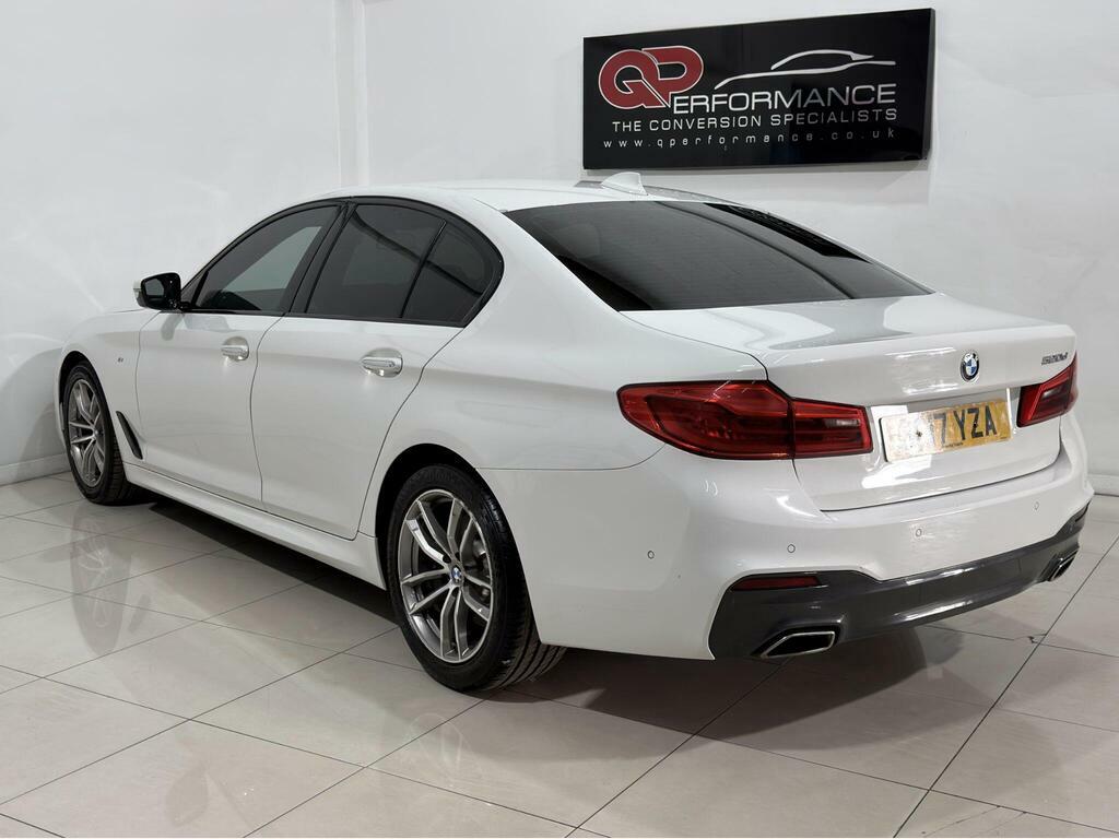 BMW 5 Series 520D M Sport White #15