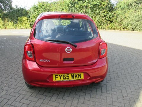 Nissan Micra 1.2 Visia Euro FY65WKN Red #4