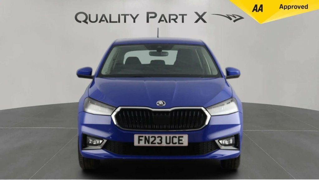 Skoda Fabia Hatchback FN23UCE Blue #4