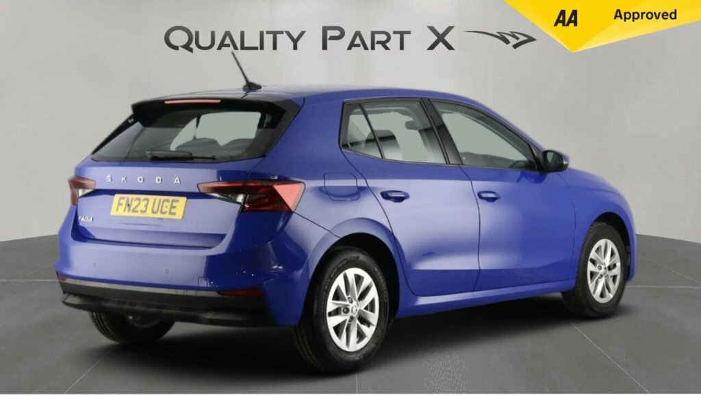 Skoda Fabia Hatchback FN23UCE Blue #3