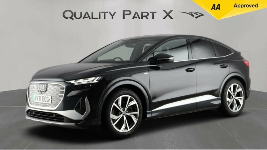 Audi Q4 E Tron Suv Black #4