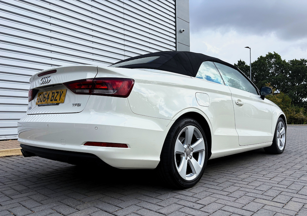 Audi A3 Convertible White #3