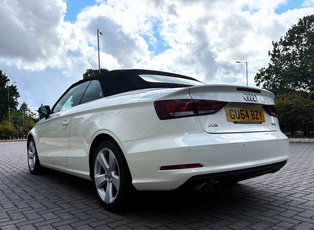 Audi A3 Convertible White #4