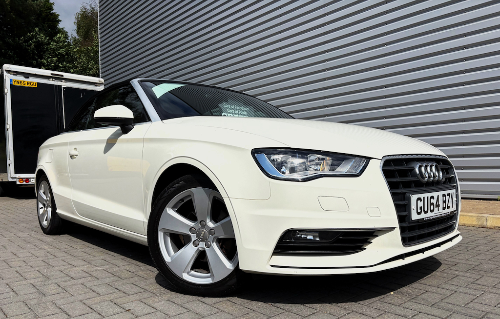 Audi A3 Convertible White #2