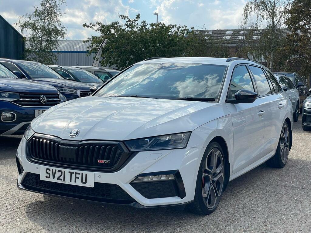 Skoda Octavia Estate 2.0 Tsi Vrs Dsg Euro 6 Ss 202121 SV21TFU White #3
