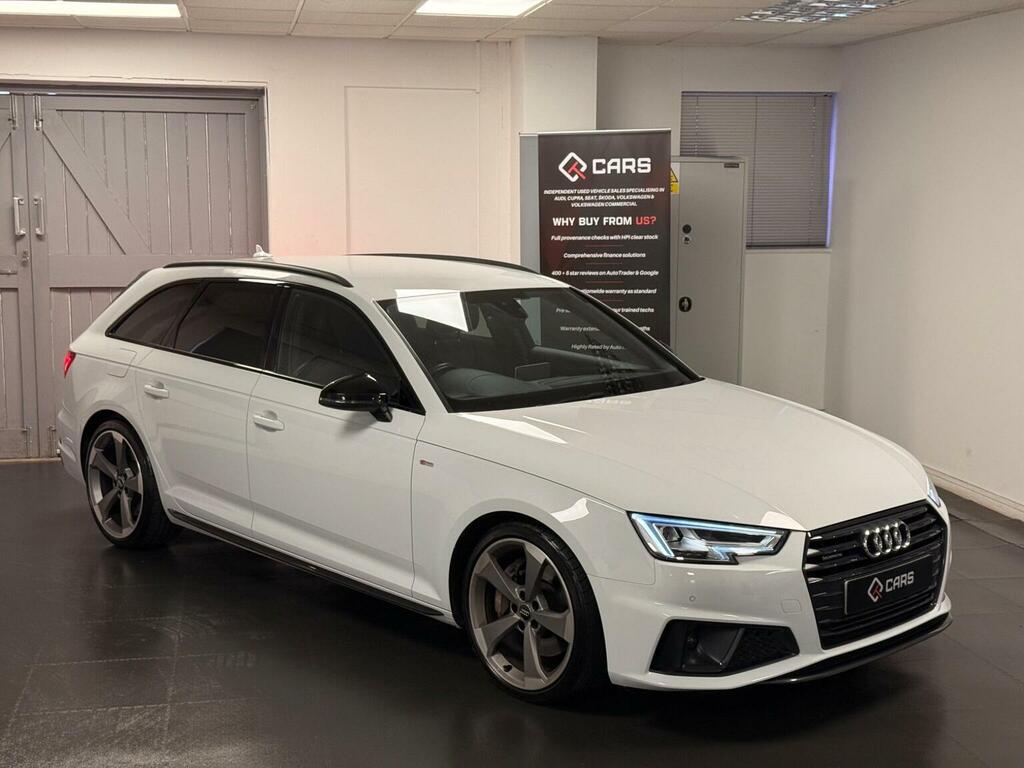 Audi A4 Avant Estate 2.0 Tfsi 45 Black Edition S Tronic Quattro White #3