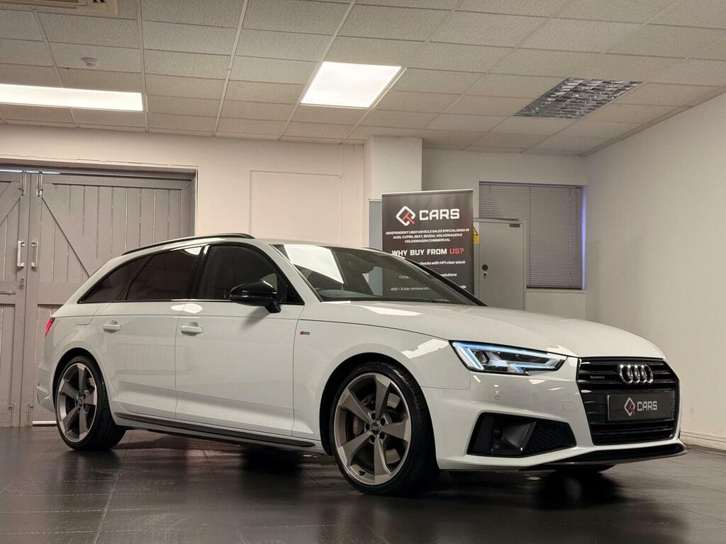 Audi A4 Avant Estate 2.0 Tfsi 45 Black Edition S Tronic Quattro White #4