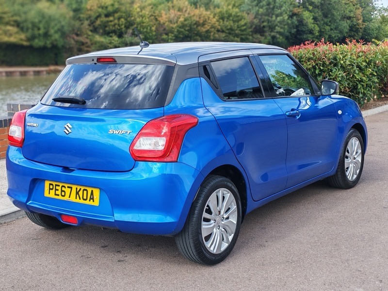 Suzuki Swift 1.0 Boosterjet Sz-t Hatchback PE67KOA Blue #3