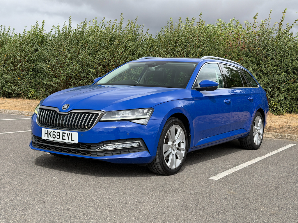 Skoda Superb 1.5 L 1.5 Tsi Act Se L Estate Eu Blue #3
