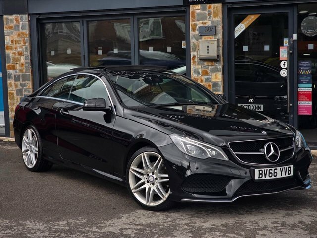 Mercedes-Benz E Class 2016 2.0 E200 Amg Line Edition Coupe G- BV66YVB Black #5