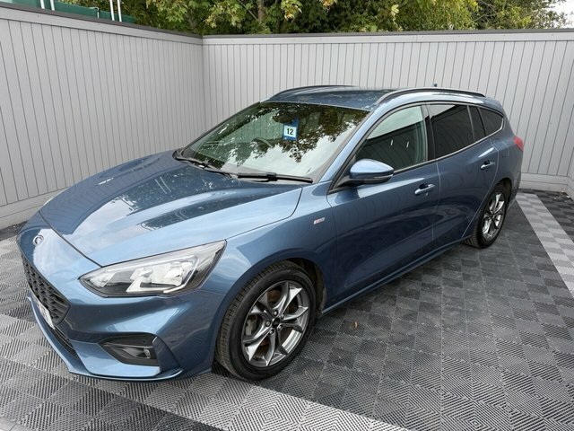 Ford Focus 2019 1.0T Ecoboost St-line Estate Manua Blue