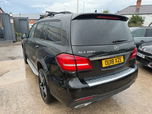 Mercedes-Benz GLS Class 2018 3.0 Gls350d V6 Amg Line Suv G-tron Black #4