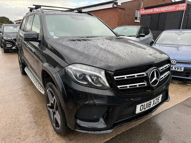 Mercedes-Benz GLS Class 2018 3.0 Gls350d V6 Amg Line Suv G-tron Black #3