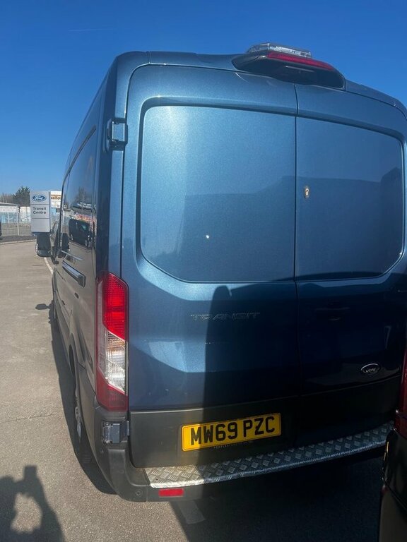 Ford Transit Custom 2019 2.0 350 Ecoblue Limited Panel Van MW69PZC Blue #3
