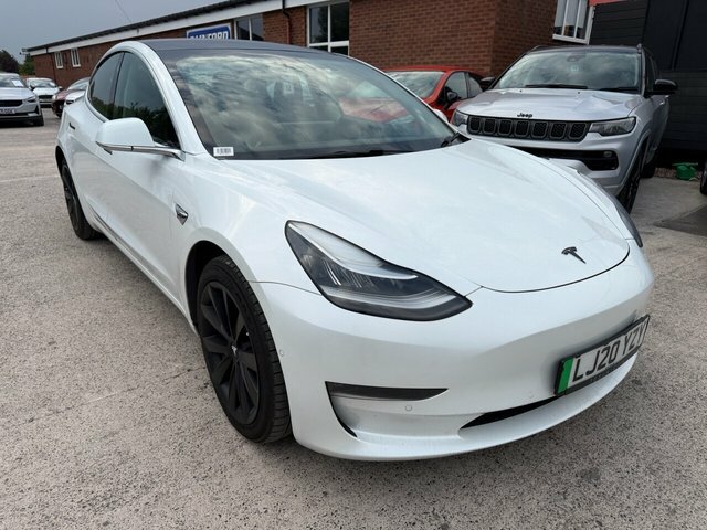 Tesla Model 3 2020 Dual Motor Long Range Saloon A LJ20YZY White #2