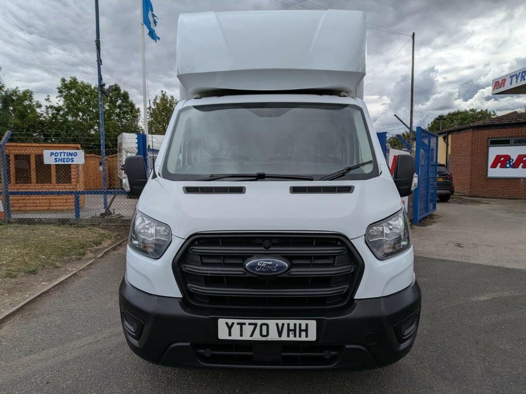 Ford Transit Custom Chassis Cab Luton 2.0 350 Ecoblue Leader 2020 YT70VHH White #2