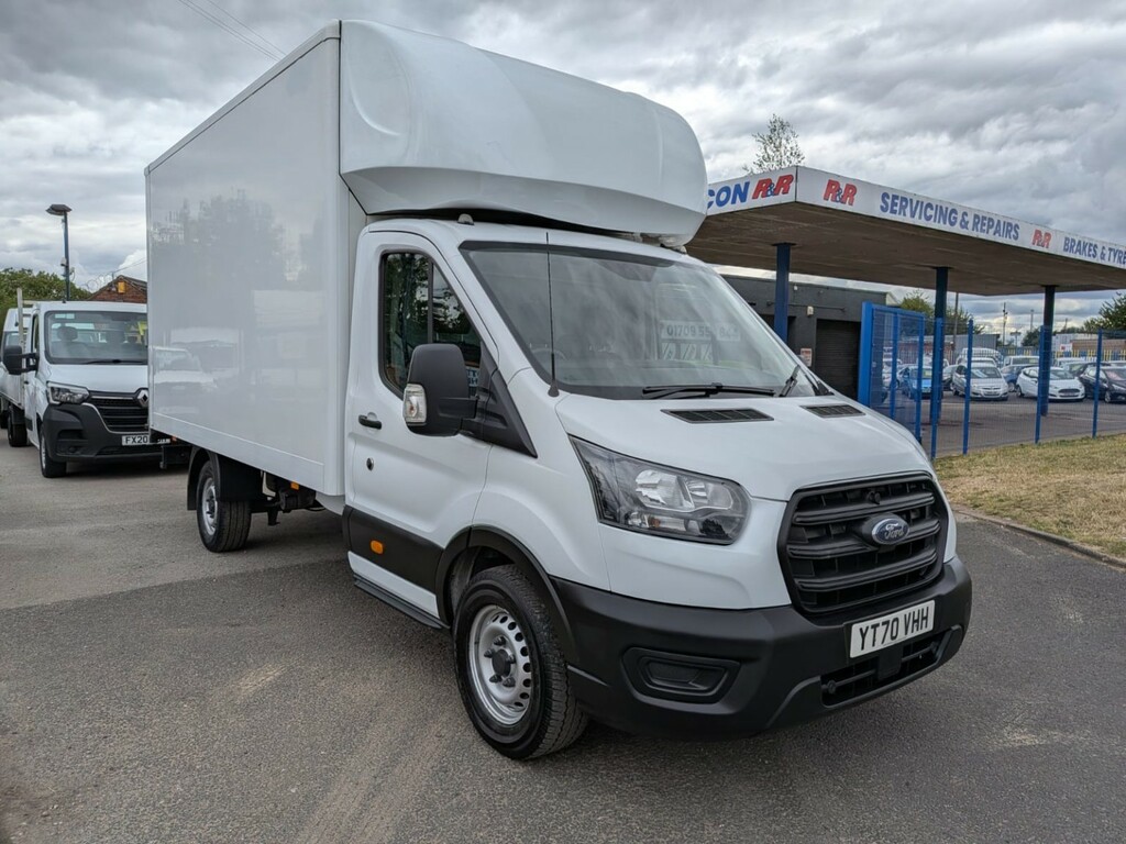 Ford Transit Custom Chassis Cab Luton 2.0 350 Ecoblue Leader 2020 YT70VHH White