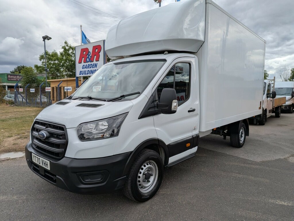 Ford Transit Custom Chassis Cab Luton 2.0 350 Ecoblue Leader 2020 YT70VHH White #3
