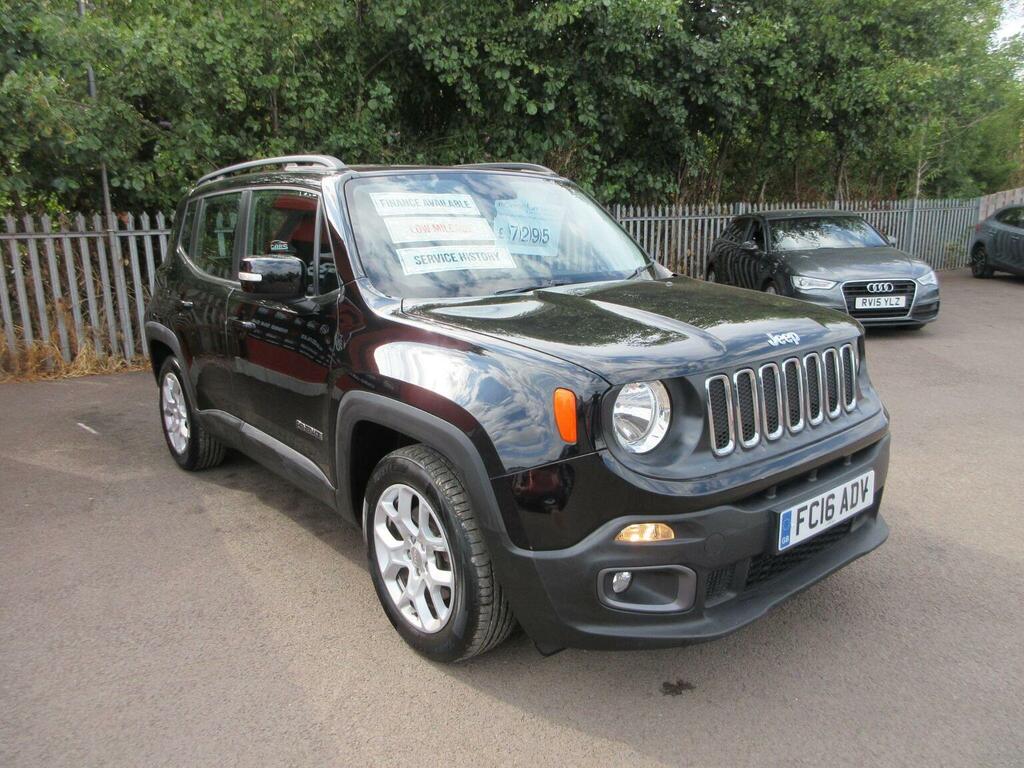 Jeep Renegade Suv 1.6 Multijetii Longitude Euro 6 Ss 201 Black