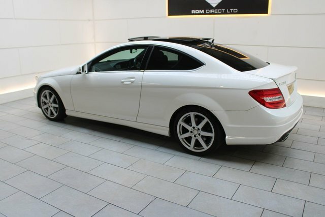 Mercedes-Benz C Class Coupe WF15NLC White #6