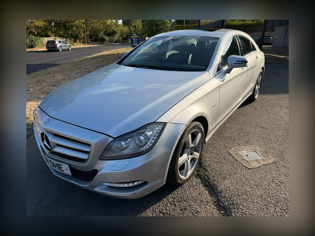 Mercedes-Benz CLS 3.5 Cls350 V6 Blueefficiency Coupe G-tronic Euro Silver #4