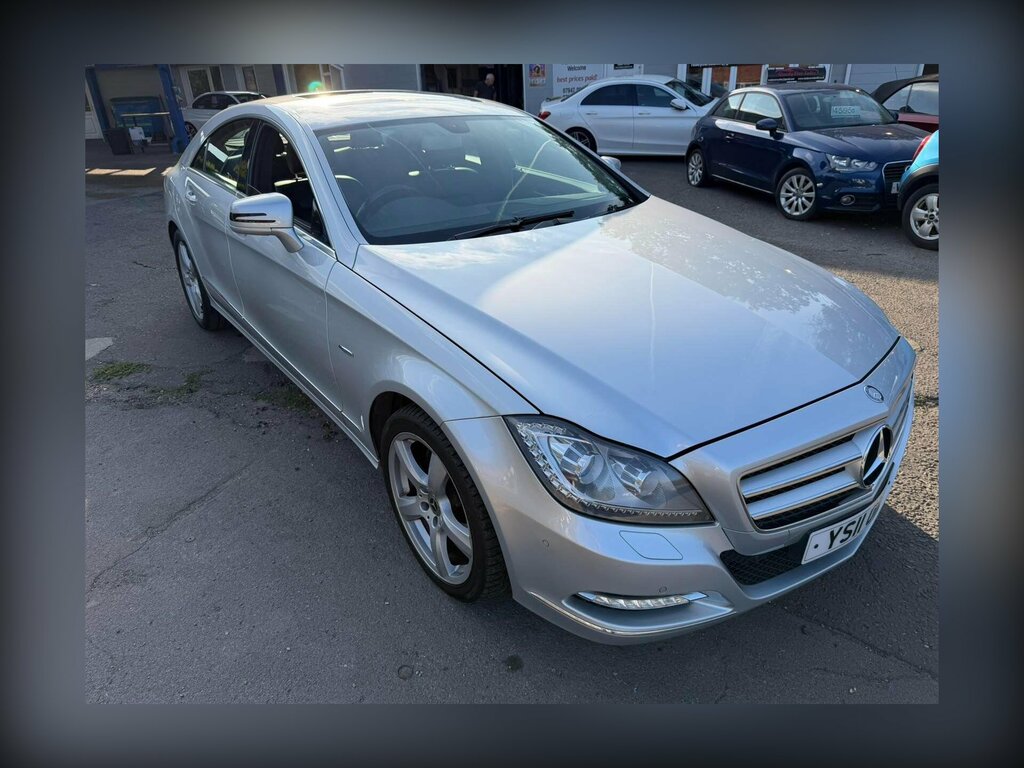 Mercedes-Benz CLS 3.5 Cls350 V6 Blueefficiency Coupe G-tronic Euro Silver