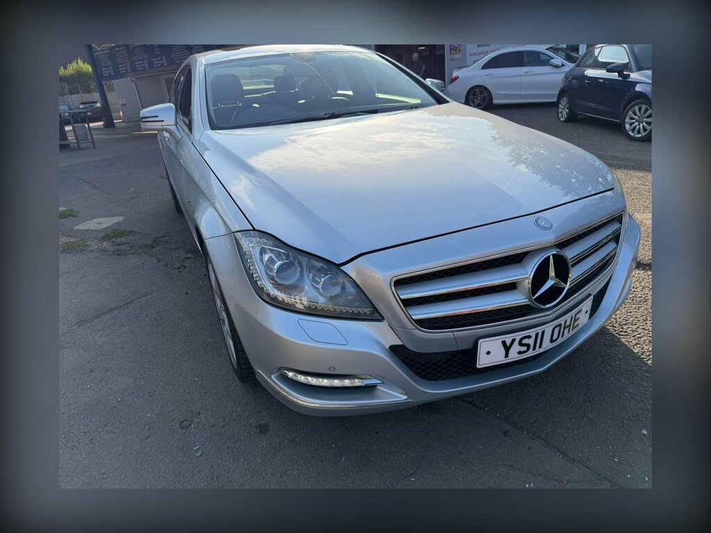 Mercedes-Benz CLS 3.5 Cls350 V6 Blueefficiency Coupe G-tronic Euro Silver #2