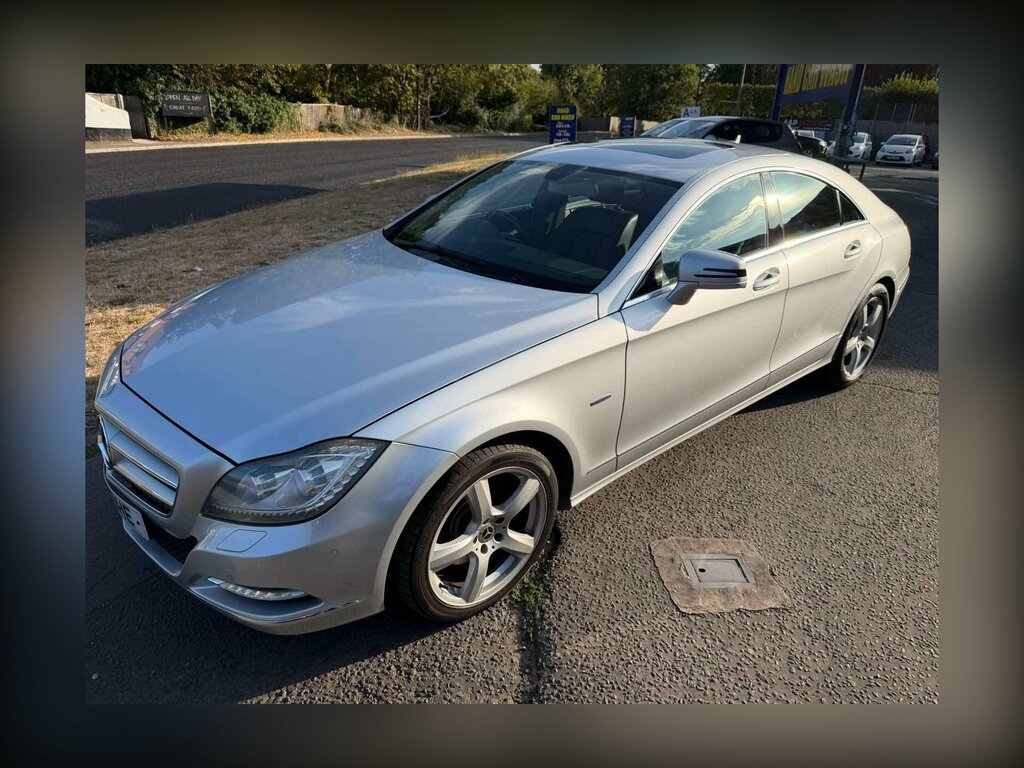 Mercedes-Benz CLS 3.5 Cls350 V6 Blueefficiency Coupe G-tronic Euro Silver #6