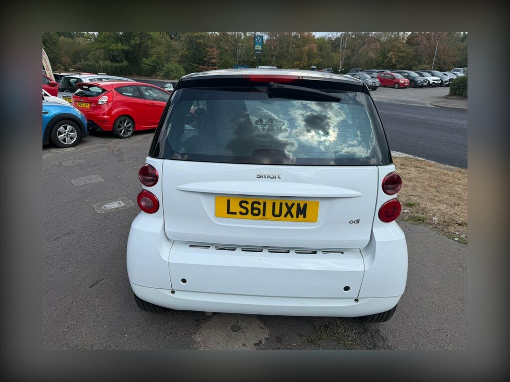 Smart Fortwo 0.8 Cdi Passion Softtouch Euro 5 LS61UXM White #6