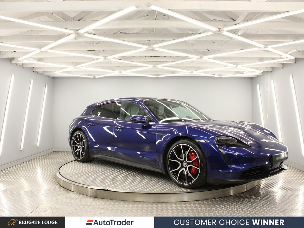 Porsche Taycan Estate Blue