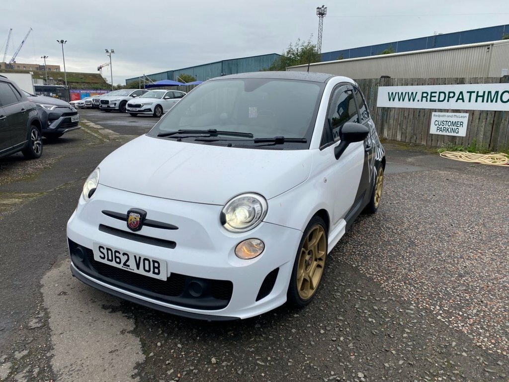 Abarth 500 Hatchback White #6