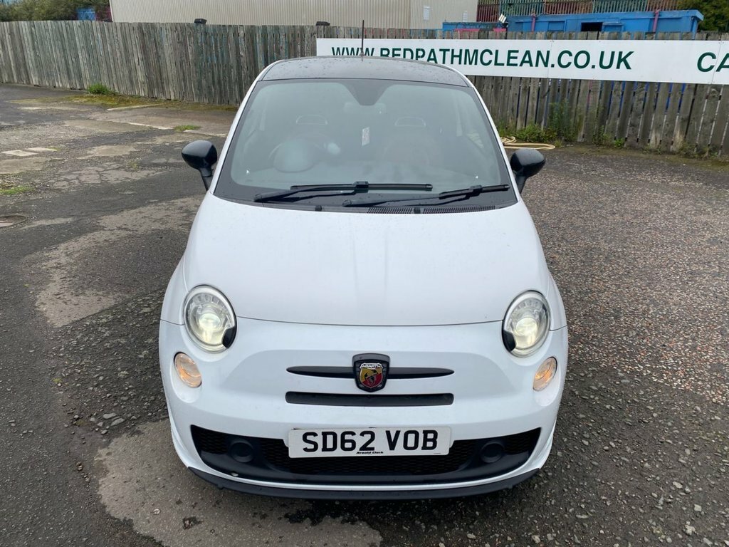 Abarth 500 Hatchback White #3
