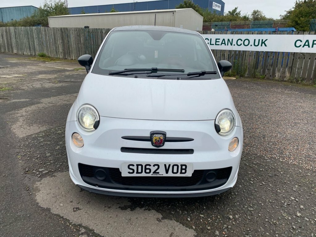 Abarth 500 Hatchback White #4