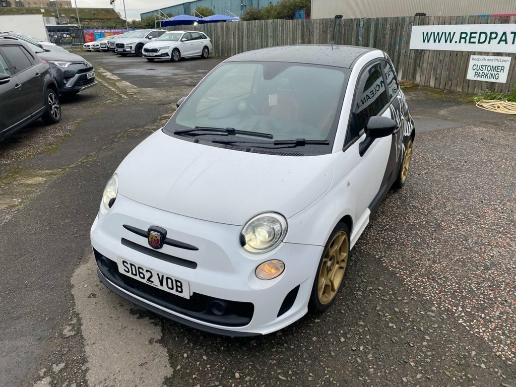 Abarth 500 Hatchback White #5