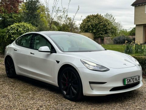 Tesla Model 3 2020 70 Model SN70WJD White #3