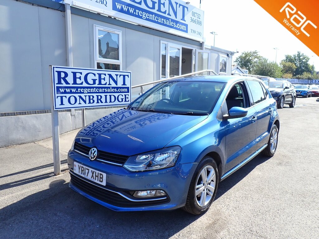 Volkswagen Polo 1.2 Tsi Bluemotion Tech Match Hatchback Blue
