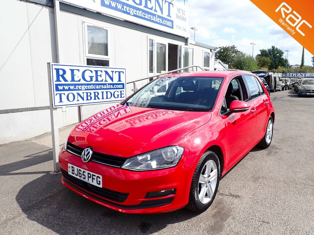 Volkswagen Golf 1.6 Tdi Bluemotion Tech Match Hatchback Red