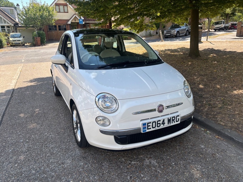 Fiat 500 Lounge White #2