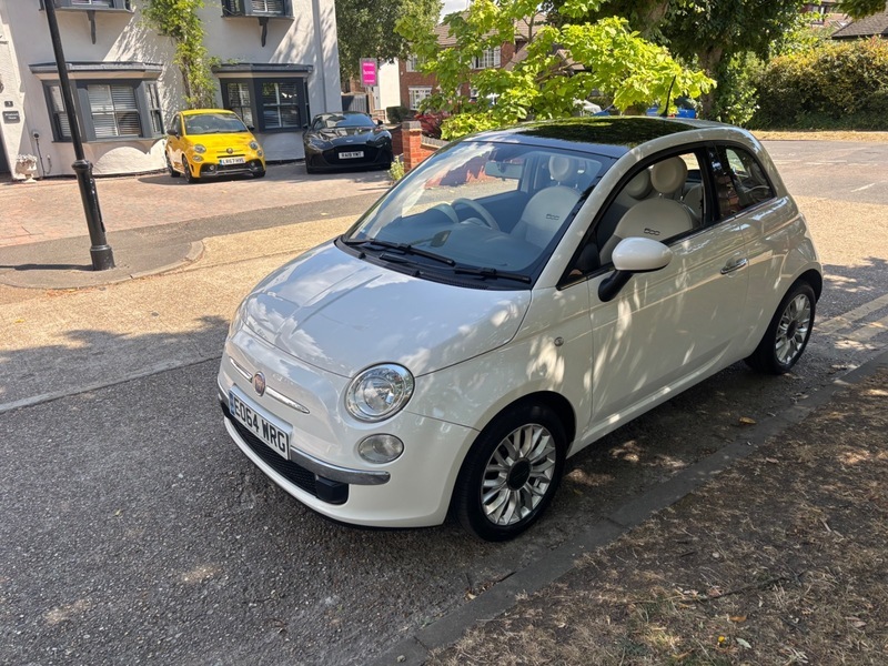 Fiat 500 Lounge White #4