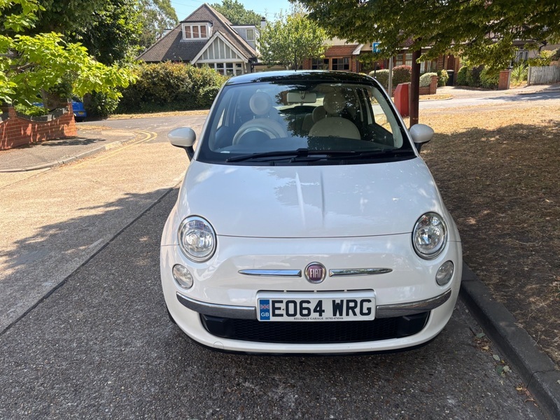 Fiat 500 Lounge White #3