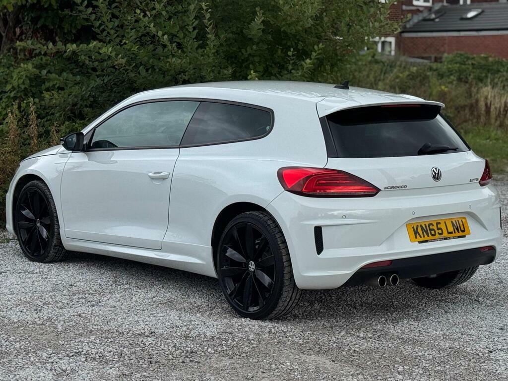 Volkswagen Scirocco 2.0 Tdi Bluemotion Tech R-line Dsg Euro 6 S S White #4