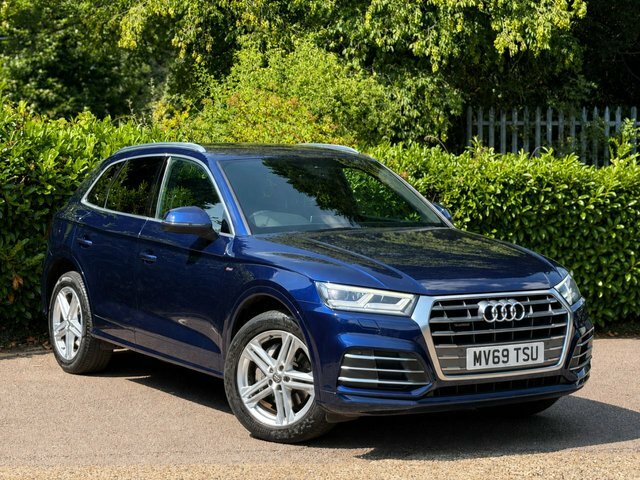Audi Q5 2.0 Tdi 40 S Line Suv S Tronic Quattro Blue