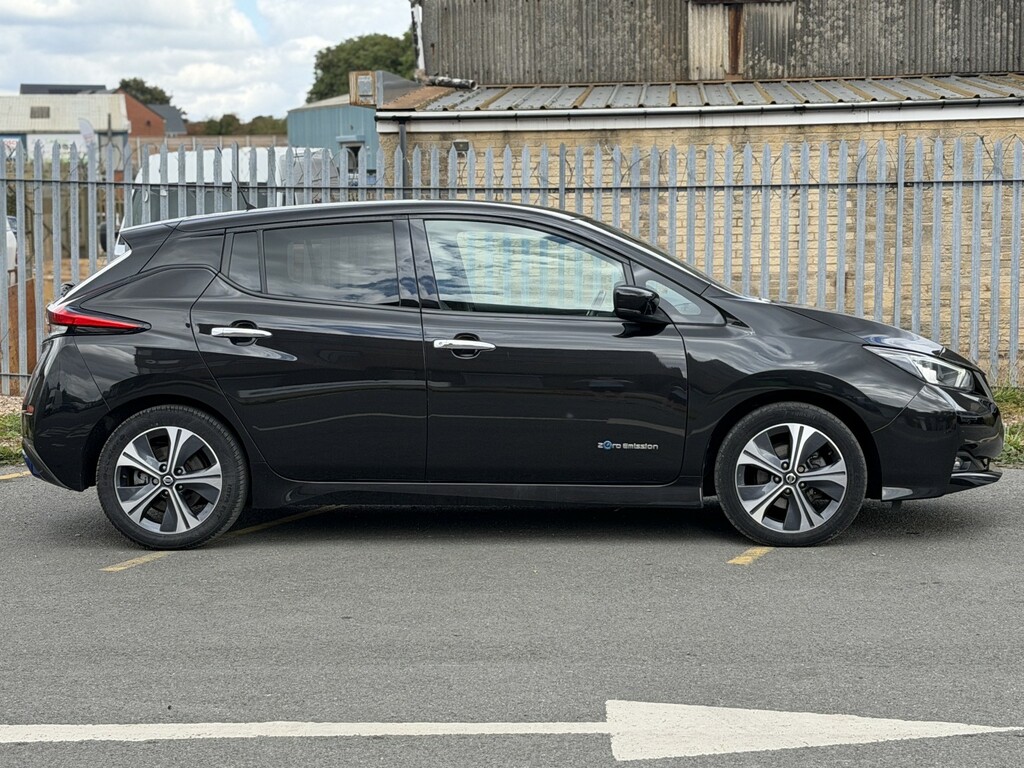 Nissan Leaf Hatchback 40Kwh Tekna 201969 DG69HZJ Black #5